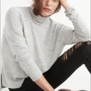 Abercrombie Gray Turtleneck Shirt
